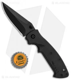 CRKT Crawford Kasper Liner Lock Knife Black Zytel (3.1" Black) 6772K -CRKT Knife Shop CRKT Crawford Kasper LL Black Zytel Black 6772K BHQ 87013 jr bottlecap
