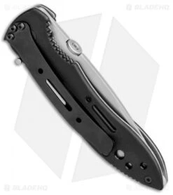 CRKT Crawford Point Guard Liner Lock Knife (3.5" Bead Blast Serr) 6763 -CRKT Knife Shop CRKT Crawford Point Guard LL BB Serr 6763 BHQ 87015 jr side