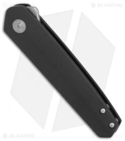 CRKT Cuatro Liner Lock Flipper Knife Black G-10 (3.1" Bead Blast) 7090 -CRKT Knife Shop CRKT Cuatro Black G10 bb BHQ 76684 er spine