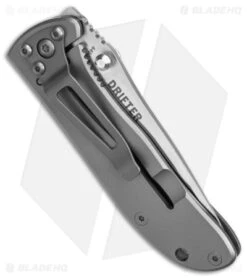 CRKT Drifter Frame Lock Knife Stainless Steel (3" Satin) 6 CRKT Drifter Frame Lock Knife Stainless Steel (3" Satin) -CRKT Knife Shop CRKT Drifter FL Case Agriculture BHQ 154228 td side