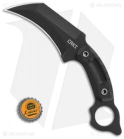 CRKT Du Hoc Karambit Fixed Blade Knife (5.1" Black) 2630 -CRKT Knife Shop CRKT Du Hoc Karambit Black BHQ 85386 er bottlecap
