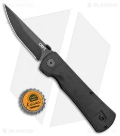 CRKT Folding Hissatsu Spring Assisted Knife (3.875" Black) 2903 -CRKT Knife Shop CRKT Folding Hissatsu SA Black 2903 BHQ 1948 jr bottlecap