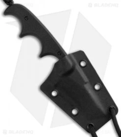 CRKT Folts Minimalist Bowie Neck Knife Black G-10 (2" Black) 2387K -CRKT Knife Shop CRKT Folts Minimalist Bowie Neck Black G 10 Black CR2387K BHQ 43700 jr sheath