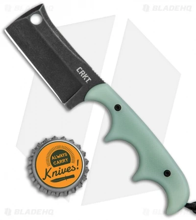 CRKT Folts Minimalist Cleaver Neck Knife Natural G-10 (2.1" Black Smokewash D2) 4 CRKT Folts Minimalist Cleaver Neck Knife Natural G-10 (2.1" Black Smokewash D2) - Image 4
