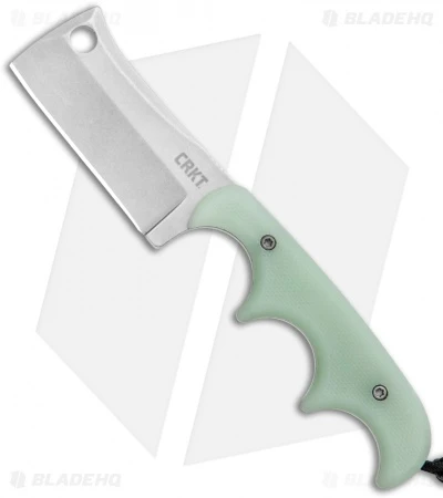 CRKT Folts Minimalist Cleaver Neck Knife Natural G-10 (2.1" Stonewash D2) 1 CRKT Folts Minimalist Cleaver Neck Knife Natural G-10 (2.1" Stonewash D2)