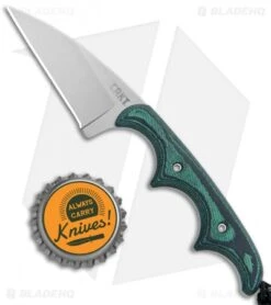 CRKT Folts Minimalist Fixed Blade Neck Knife Micarta (2" Bead Blast) 2385 7 CRKT Folts Minimalist Fixed Blade Neck Knife Micarta (2" Bead Blast) 2385 -CRKT Knife Shop CRKT Folts Minimalist Neck Knife Black Green Micarta BB 2385 BHQ 4592 jr bottlecap