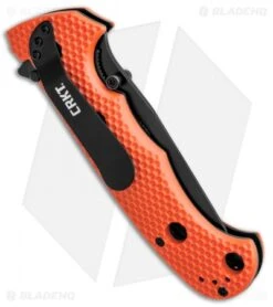 CRKT Hammond Cruiser LAWKS Liner Lock Knife Orange (3.75" Black Serr) 7914ORB -CRKT Knife Shop CRKT Hammond Cruiser Orange Black Serr CR7914ORB BHQ 87150 jr side 2