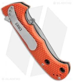 CRKT Hammond Cruiser LAWKS Liner Lock Knife Orange (3.75" Satin Serr) 7914OR 6 CRKT Hammond Cruiser LAWKS Liner Lock Knife Orange (3.75" Satin Serr) 7914OR -CRKT Knife Shop CRKT Hammond Cruiser Orange Serr CR7914OR BHQ 87149 jr side 2
