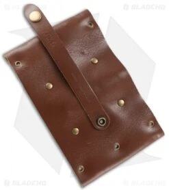 CRKT Wu Hex Bit Driver Tool Roll - Leather/Brass 9911 -CRKT Knife Shop CRKT Hex Bit Driver Tool Roll Leather Brass 9911 BHQ 119373 jr back