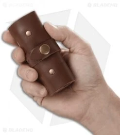 CRKT Wu Hex Bit Driver Tool Roll - Leather/Brass 9911 -CRKT Knife Shop CRKT Hex Bit Driver Tool Roll Leather Brass 9911 BHQ 119373 jr size