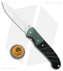 CRKT Ignitor Spring Assisted Knife Black & Green G10 (3.38" Satin) 6850 -CRKT Knife Shop CRKT Ignitor SA Black Green G 10 Satin 6850 BHQ 4374 jr bottlecap