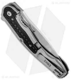 CRKT Ikoma Carnufex Frame Lock Flipper Knife (4" Satin) 5480 -CRKT Knife Shop CRKT Ikoma Carnufex Satin 5480 BHQ 51840 jr side