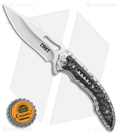 CRKT Ikoma Fossil Small Frame Lock Knife Black G-10 (3.41" Satin) 5462 4 CRKT Ikoma Fossil Small Frame Lock Knife Black G-10 (3.41" Satin) 5462 - Image 4