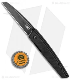 CRKT Inara Frame Lock Knife Black G-10 (2.75" Satin) 7140 -CRKT Knife Shop CRKT Inara FL Black G 10 Satin 7140 BHQ 103944 jr bottlecap