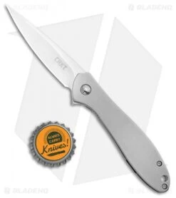 CRKT Ken Onion Large Eros Stainless Steel Frame Lock Knife (2.84" Satin) K456XXP -CRKT Knife Shop CRKT Ken Onion Large Eros SS FL Satin 456XXP BHQ 21375 jr bottlecap