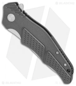 CRKT Ken Onion Outrage Knife Gray (3.25" Satin) K320GXPX *Factory Second -CRKT Knife Shop CRKT Ken Onion Outrage gray satin blemish BHQ 75333 er spine