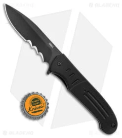 CRKT Ken Steigerwalt Ignitor Spring Assisted Knife Black G10 (3.48") 7 CRKT Ken Steigerwalt Ignitor Spring Assisted Knife Black G10 (3.48") -CRKT Knife Shop CRKT Ken Steigerwalt Ignitor SA Black G 10 Black Serr BHQ 178670 jr bottlecap