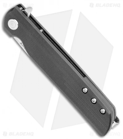 CRKT LCK + Spring Assisted Liner Lock Knife Black GRN (3.3" Satin) 3801 2 CRKT LCK + Spring Assisted Liner Lock Knife Black GRN (3.3" Satin) 3801 - Image 2