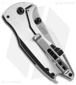 CRKT Ochs Largo Spring Assisted Knife Stainless Steel (2.5" Satin) 5360 -CRKT Knife Shop CRKT Largo jr side 2