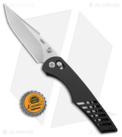 CRKT Lerch Definitive Crossbar Knife G-10 Black (3.7" Stonewash) 3820 -CRKT Knife Shop CRKT Lerch Definitive Crossbar Knife G 10 Black SW BHQ 179671 jr bottlecap