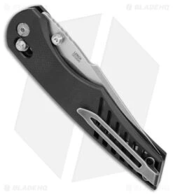 CRKT Lerch Definitive Crossbar Knife G-10 Black (3.7" Stonewash) 3820 -CRKT Knife Shop CRKT Lerch Definitive Crossbar Knife G 10 Black SW BHQ 179671 jr side