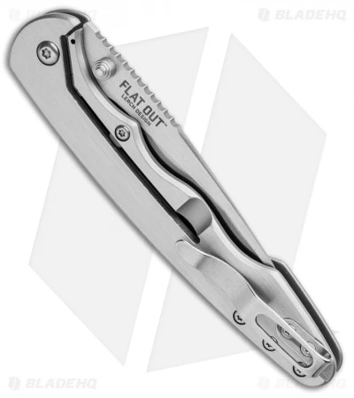 CRKT Lerch Flat Out OutBurst Assisted Knife Stainless Steel (3.57" Satin) 7016 3 CRKT Lerch Flat Out OutBurst Assisted Knife Stainless Steel (3.57" Satin) 7016 - Image 3