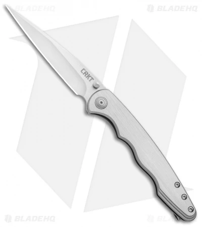 CRKT Lerch Flat Out OutBurst Assisted Knife Stainless Steel (3.57" Satin) 7016 1 CRKT Lerch Flat Out OutBurst Assisted Knife Stainless Steel (3.57" Satin) 7016