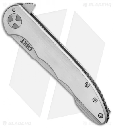 CRKT Lerch Up & At 'Em Flipper Knife Stainless Steel (3.62" Satin) 7076 2 CRKT Lerch Up & At 'Em Flipper Knife Stainless Steel (3.62" Satin) 7076 - Image 2