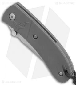 CRKT Lightfoot Urban Shark Liner Lock Knife Gray (2.5" Satin) -CRKT Knife Shop CRKT Lightfoot Urban Shark gray satin BHQ 76311 er spine