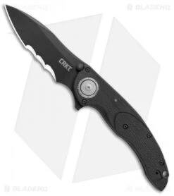 CRKT Linchpin Deadbolt Lock Knife Black G-10 (3.9" Black) 5406K