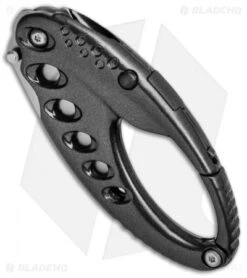 CRKT Lumabiner Liner Lock Knife W/ L.E.D Light (1.6" Bead Blast) 6 CRKT Lumabiner Liner Lock Knife W/ L.E.D Light (1.6" Bead Blast) -CRKT Knife Shop CRKT Lumabiner LED Light BB 9080 BHQ 68535 jr side