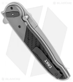 CRKT M40-15 Deadbolt Lock Knife GRN/Aluminum (4" Bead Blast) -CRKT Knife Shop CRKT M40 15 Deadbolt Lock GRN Alum BB BHQ 103619 jr side