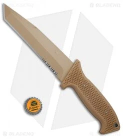 CRKT M60 16NKD Large Fixed Blade Tanto Knife Desert Tan (6.13" Tan Serr) 7 CRKT M60 16NKD Large Fixed Blade Tanto Knife Desert Tan (6.13" Tan Serr) -CRKT Knife Shop CRKT M60 16NKD Large Tanto Desert Tan Tan Serr M60 16NKD BHQ 9953 jr bottlecap