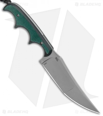 CRKT Folts Minimalist Katana Neck Knife Green Resin/Fiber (3.6" Bead Blast) 2 CRKT Folts Minimalist Katana Neck Knife Green Resin/Fiber (3.6" Bead Blast) - Image 2