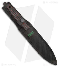 CRKT Onion Throwing Knives 3-Piece Set Black (6.25" Black/Red) -CRKT Knife Shop CRKT Onion Throwing Knives 3 Piece Set Black BHQ 178672 jr sheath