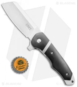 CRKT Philip Booth Ripsnort Liner Lock Flipper Knife Black (2.8" Satin) 7270 -CRKT Knife Shop CRKT Philip Booth Ripsnort LL Black Satin 7270 BHQ 71231 jr bottlecap