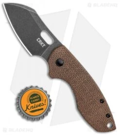 CRKT Pilar Frame Lock Knife Brown Linen Micarta BHQ Exclusive (2.4" Smokewash) 7 CRKT Pilar Frame Lock Knife Brown Linen Micarta BHQ Exclusive (2.4" Smokewash) -CRKT Knife Shop CRKT Pilar FL Linen Micarta Smokewash BHQ 113629 jr bottlecap