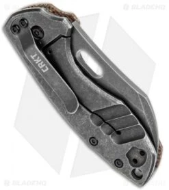 CRKT Pilar Frame Lock Knife Brown Linen Micarta BHQ Exclusive (2.4" Smokewash) 6 CRKT Pilar Frame Lock Knife Brown Linen Micarta BHQ Exclusive (2.4" Smokewash) -CRKT Knife Shop CRKT Pilar FL Linen Micarta Smokewash BHQ 113629 jr side