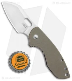 CRKT Pilar Frame Lock Knife Tan G-10 (2.4" Satin D2) -CRKT Knife Shop CRKT Pilar FL OD Tan G 10 Satin 5311D2T BHQ 93243 jr bottlecap