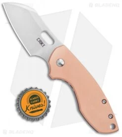 CRKT Pilar Frame Lock Knife Stainless Steel/Copper (2.4" Satin) 5311CU 7 CRKT Pilar Frame Lock Knife Stainless Steel/Copper (2.4" Satin) 5311CU -CRKT Knife Shop CRKT Pilar FL SS Copper Satin 5311CU BHQ 103633 jr bottlecap