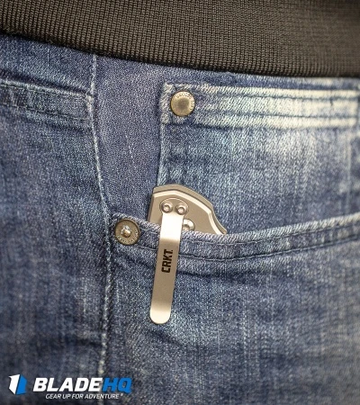 CRKT Pilar Frame Lock Knife Stainless Steel (2.4" Satin) 5311 7 CRKT Pilar Frame Lock Knife Stainless Steel (2.4" Satin) 5311 - Image 7