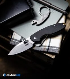 CRKT Pilar III Frame Lock Knife Black G-10 (3" Stonewash D2) 5317D2 -CRKT Knife Shop CRKT Pilar III Frame Lock Knife Black G 10 Stonewash D2 5317D2 BHQ 119343 kp loadout web