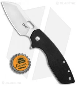 CRKT Pilar Large Frame Lock Flipper Knife Black G-10 (2.62" Satin) 5315G -CRKT Knife Shop CRKT Pilar Large FL Black G 10 Satin 5315G BHQ 92280 jr bottlecap
