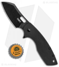 CRKT Pilar Large Frame Lock Flipper Knife Black G-10 (2.62" Black D2) 5315GKD2 -CRKT Knife Shop CRKT Pilar Large FL Flipper Black G 10 Black D2 5315GKD2 BHQ 92293 jr bottlecap