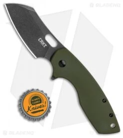 CRKT Pilar Large Frame Lock Knife OD Green G-10 (2.6" Black SW D2) BHQ Exclusive -CRKT Knife Shop CRKT Pilar Large Frame Lock Knife OD Green G 10 Black SW BHQ 117055 jr bottlecap