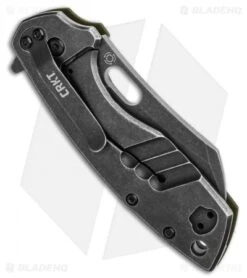 CRKT Pilar Large Frame Lock Knife OD Green G-10 (2.6" Black SW D2) BHQ Exclusive -CRKT Knife Shop CRKT Pilar Large Frame Lock Knife OD Green G 10 Black SW BHQ 117055 jr side
