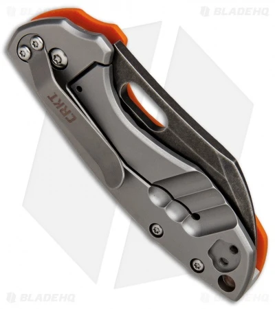 CRKT Pilar Frame Lock Knife Orange G-10 (2.4" Black SW) 5311GKG 2 CRKT Pilar Frame Lock Knife Orange G-10 (2.4" Black SW) 5311GKG - Image 2