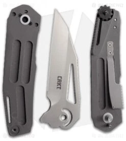 CRKT Dew Hara Raikiri Field Strip Knife Black Al (3.75" Satin) 5040 7 CRKT Dew Hara Raikiri Field Strip Knife Black Al (3.75" Satin) 5040 -CRKT Knife Shop CRKT Raikiri jr apart