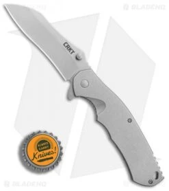 CRKT Rasp Frame Lock Flipper Knife Stainless Steel (3.67" Stonewash) 2081 -CRKT Knife Shop CRKT Rasp Stainless steel sw BHQ 76686 er bottlecap