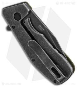 CRKT Graham Razelcliffe Frame Lock Knife OD Green G-10 (2.4" Black Stonewash) -CRKT Knife Shop CRKT Razecliffe OD G10 Black Blade BHQ 140696 td side